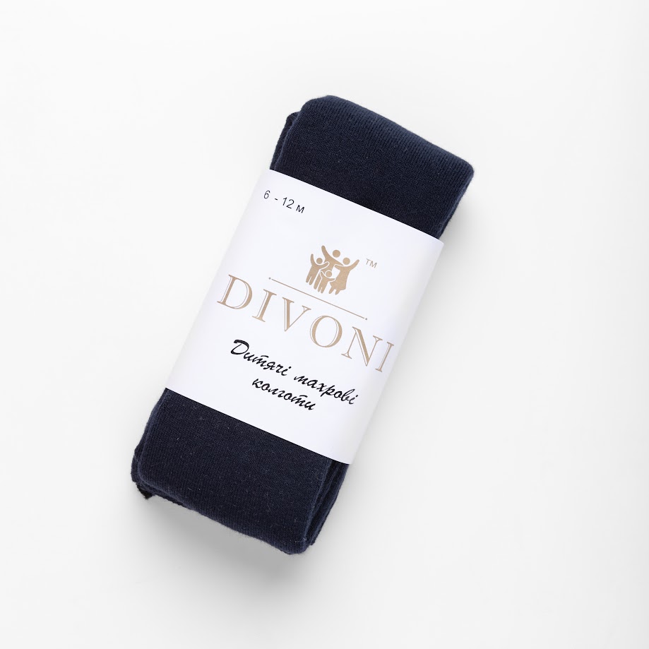 Children’s black terry tights
